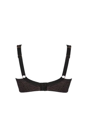 Черный бюстгальтер с мягкой plus size чашкой Celeste